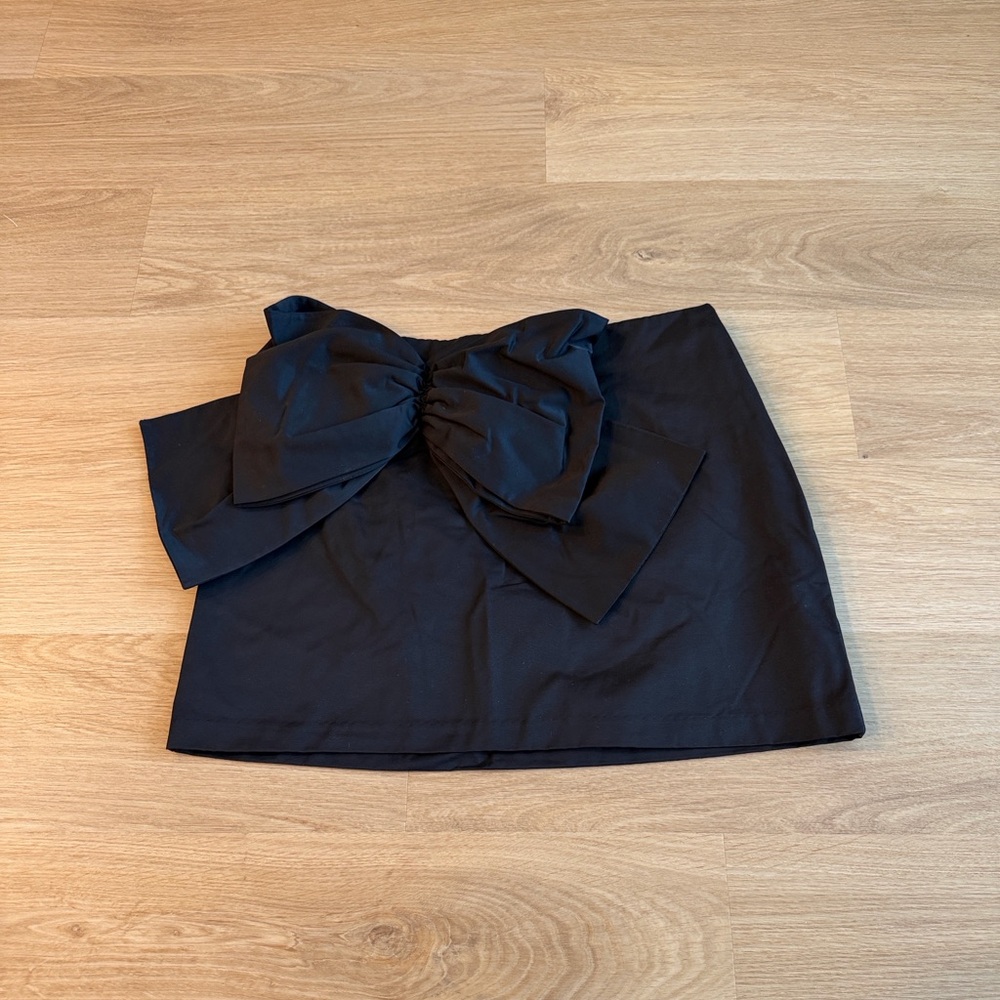 H&M Black Bow Skirt NWT